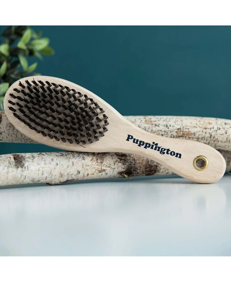 Puppington 2-in-1 Dog Grooming and Deshedding Brush for Small and Large Dogs