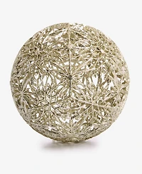 Holiday Lane Gilded Glamour Glitter Ball Ornament, Macy's Exclusive