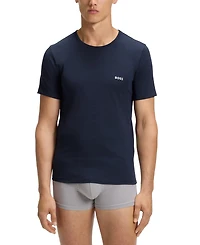 Boss by Hugo Men's Classic 3-Pk. Solid Crewneck T-Shirts
