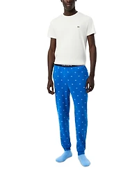 Lacoste Men's Loungewear Crocodile Pajama Pants
