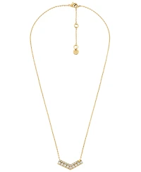 Michael Kors Cubic Zirconia Pave Pendant Necklace