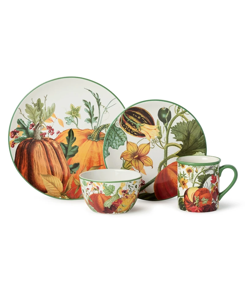 Certified International Harvest Fields 16 Pc. Dinnerware Set, Service for 4