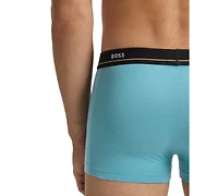 Boss by Hugo Men's Essential 5-Pk. Logo Waistband Trunks
