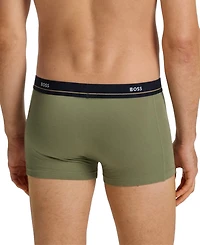 Boss by Hugo Boss Men's Essential 5-Pk. Logo Waistband Trunks