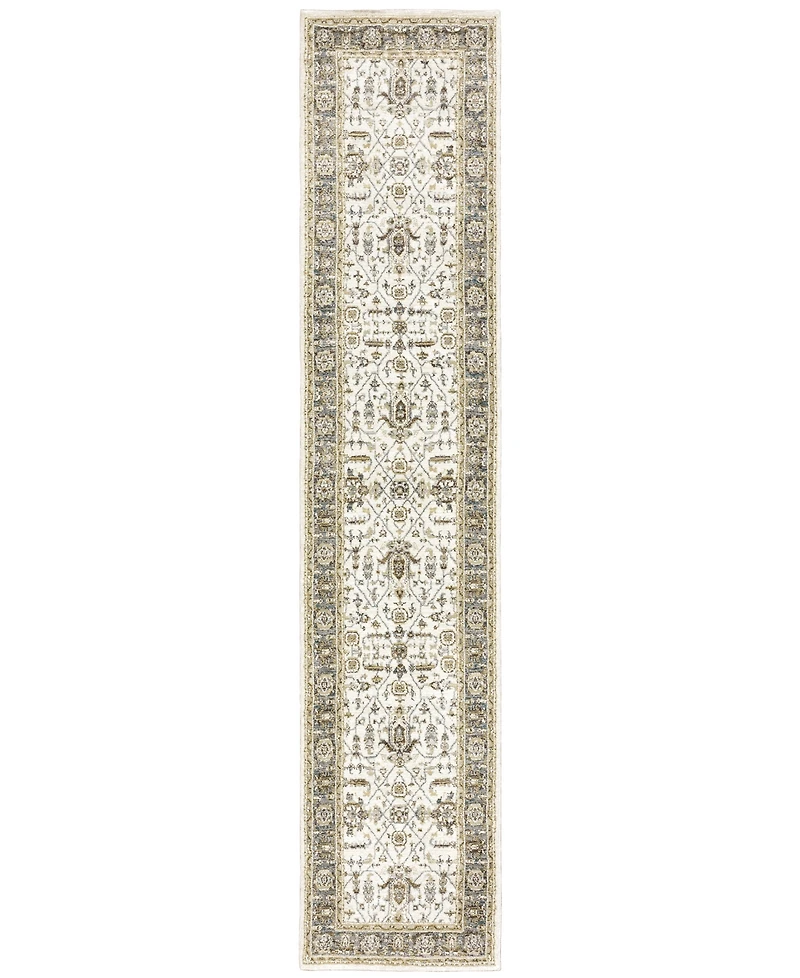 Oriental Weavers Andorra 9537P 2'6"x12' Runner Area Rug
