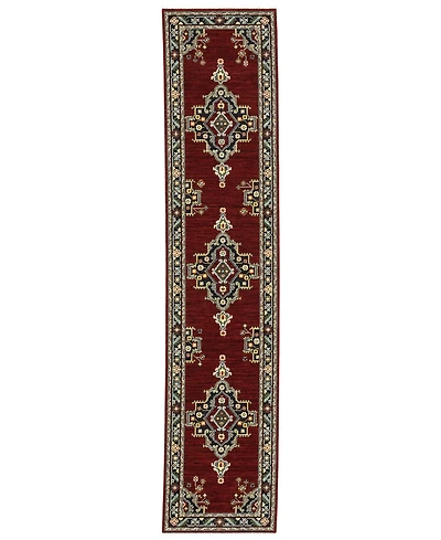 Oriental Weavers Lilihan 092R6 2'6"x12' Runner Area Rug