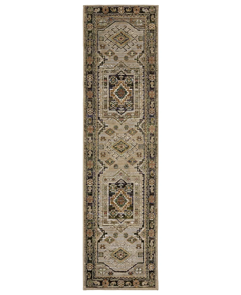Oriental Weavers Andorra 2442D 2'3"x8' Runner Area Rug