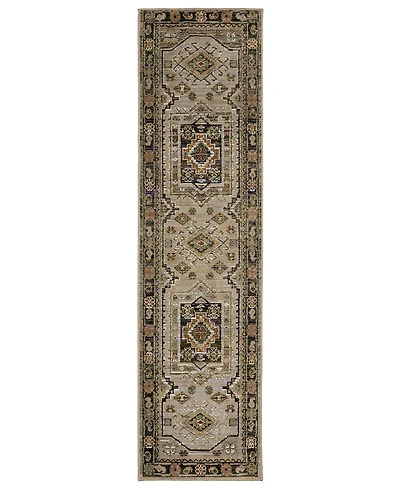 Oriental Weavers Andorra 2442D 2'3"x8' Runner Area Rug