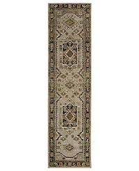 Oriental Weavers Andorra 2442D 2'3"x8' Runner Area Rug