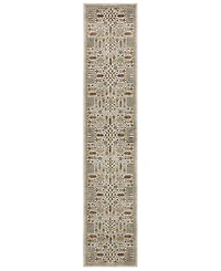 Oriental Weavers Andorra 2449B 2'6"x12' Runner Area Rug