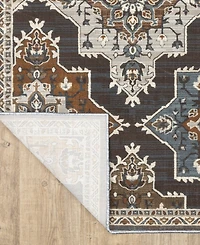 Oriental Weavers Ellington ELL07 2'3"x7'6" Runner Area Rug