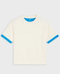 Mode of One Men's Short-Sleeve Reverse-Sleeve Cotton T-Shirt, Macy's Exclusive