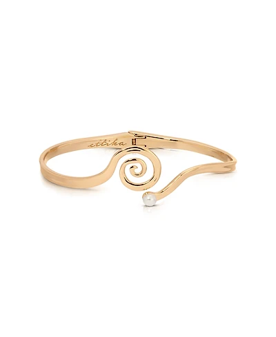 Ettika Mini Aura Swirl Cuff Bracelet