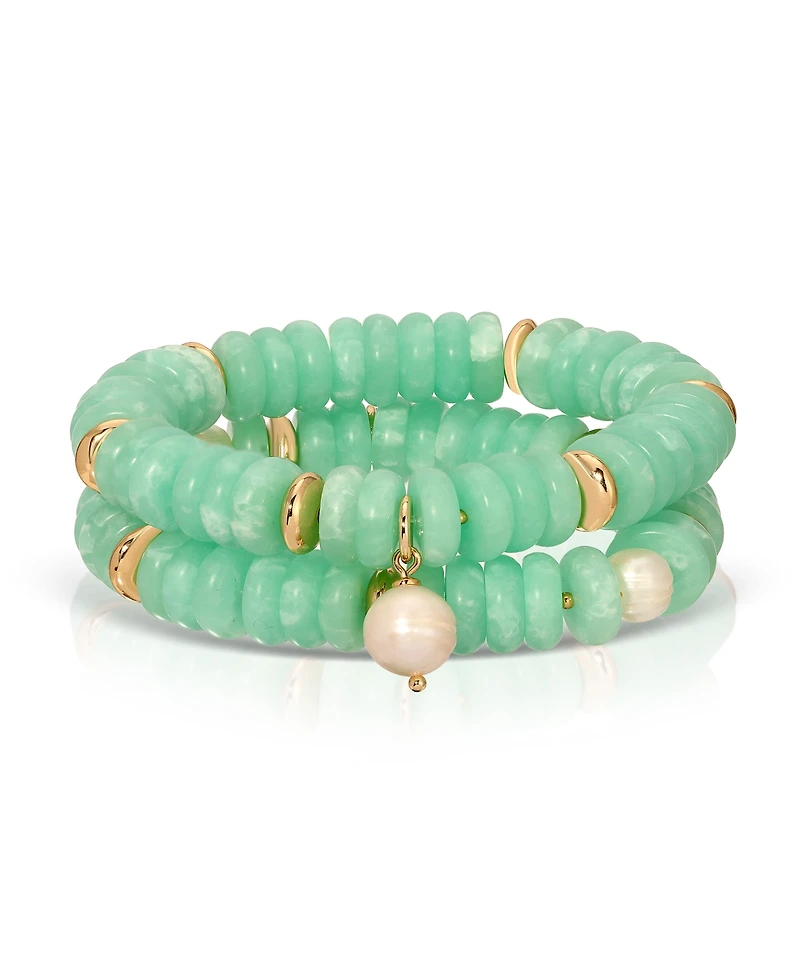 Ettika Saint Tropez Stretch Bracelet Set