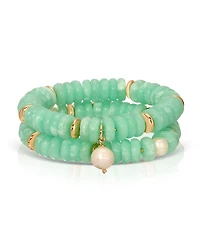 Ettika Saint Tropez Stretch Bracelet Set