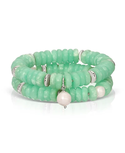 Ettika Saint Tropez Stretch Bracelet Set