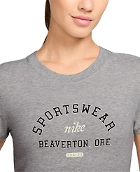 Nike Sportswear Women's Phoenix Slim-Fit Short-Sleeve T-Shirt