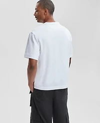 Mode of One Men's Relaxed Fit Short Sleeve Crewneck Logo Graphic T-Shirt