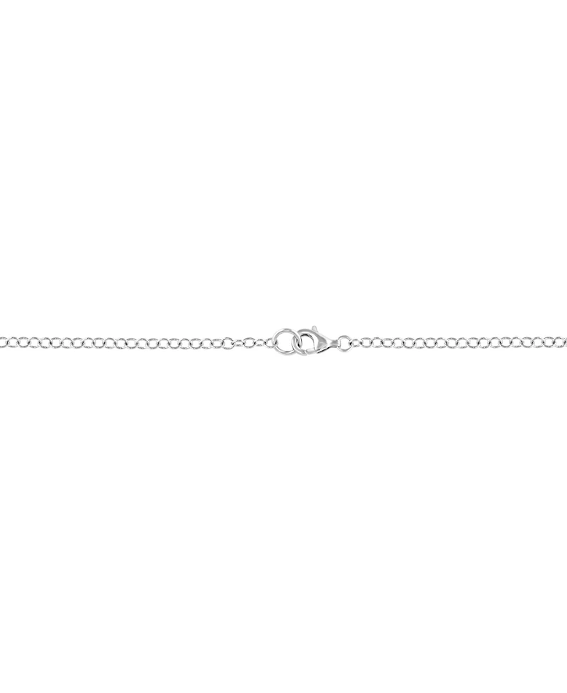 Effy Lab Grown Diamond 17-1/2" Collar Necklace (3 ct. t.w.) in 14k White Gold
