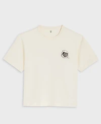 Mode of One Men's Sport Dudes Relaxed Fit Short Sleeve Graphic Crewneck T-Shirt