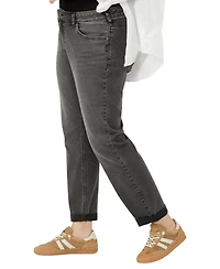 Silver Jeans Co. Plus Boyfriend Mid Rise Slim Leg