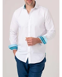 Koy Clothing Men's Pinpoint Oxford Long Sleeve Shirt