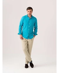 Koy Clothing Men's Kabisa Kikoy Cotton Long Sleeve Shirt
