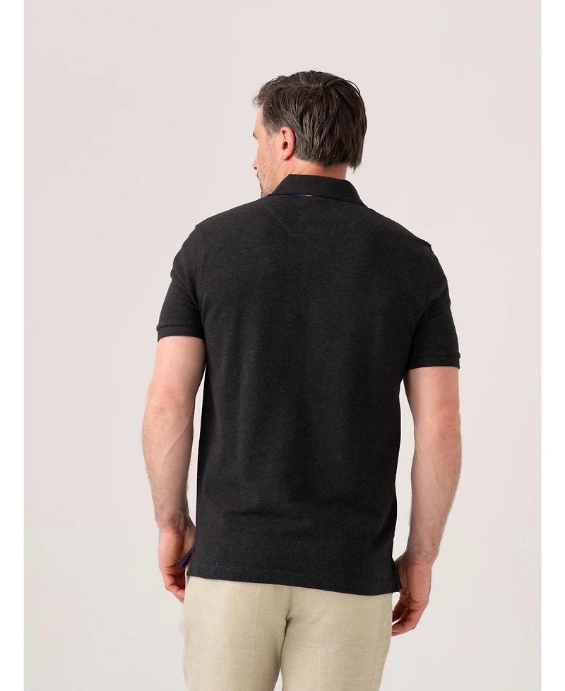 Koy Clothing Men's Short Sleeve Pique Cotton Polo