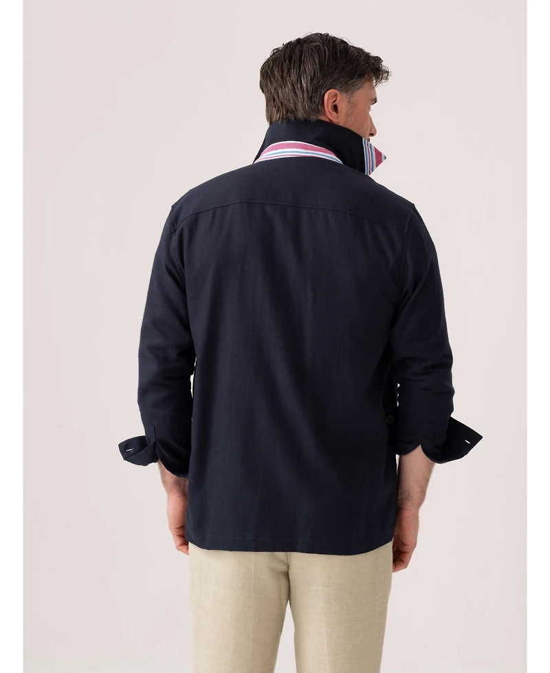 Koy Clothing Men's Kikoy Cotton Shirt Jacket