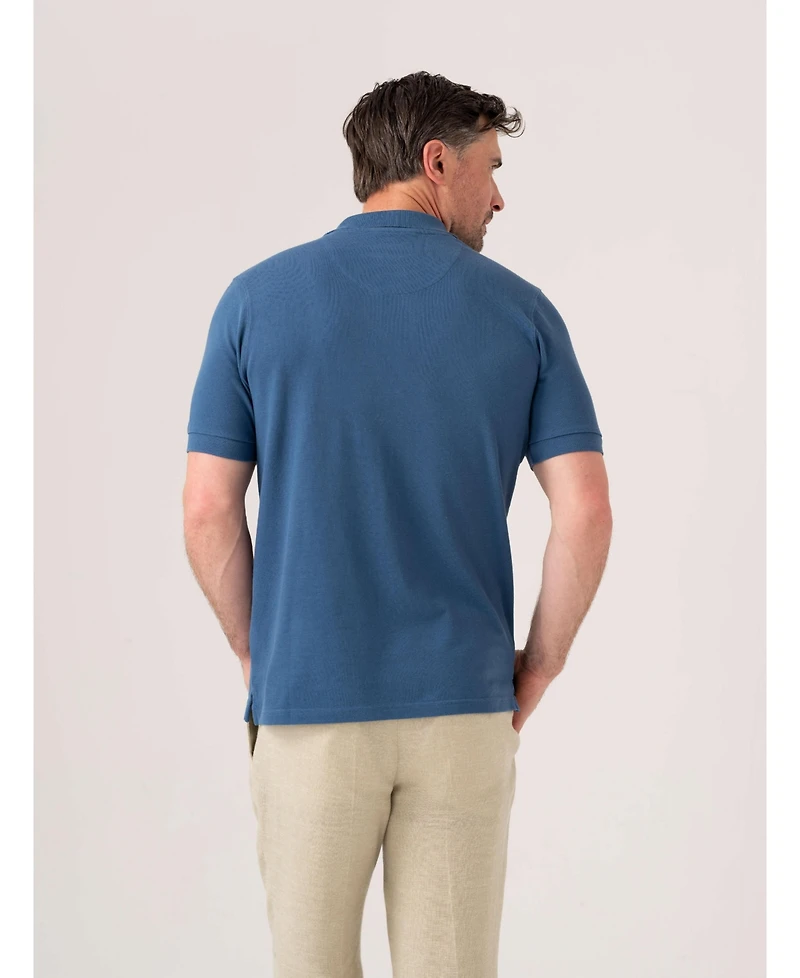 Koy Clothing Men's Short Sleeve Pique Cotton Polo