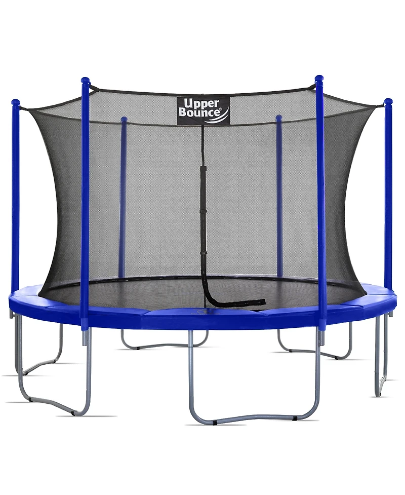 Plexalife Ft Round Trampoline Set with Safety Enclosure System - Backyard Trampoline - Outdoor Trampoline for Kids