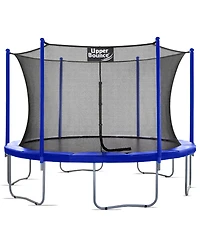 Plexalife Ft Round Trampoline Set with Safety Enclosure System - Backyard Trampoline - Outdoor Trampoline for Kids