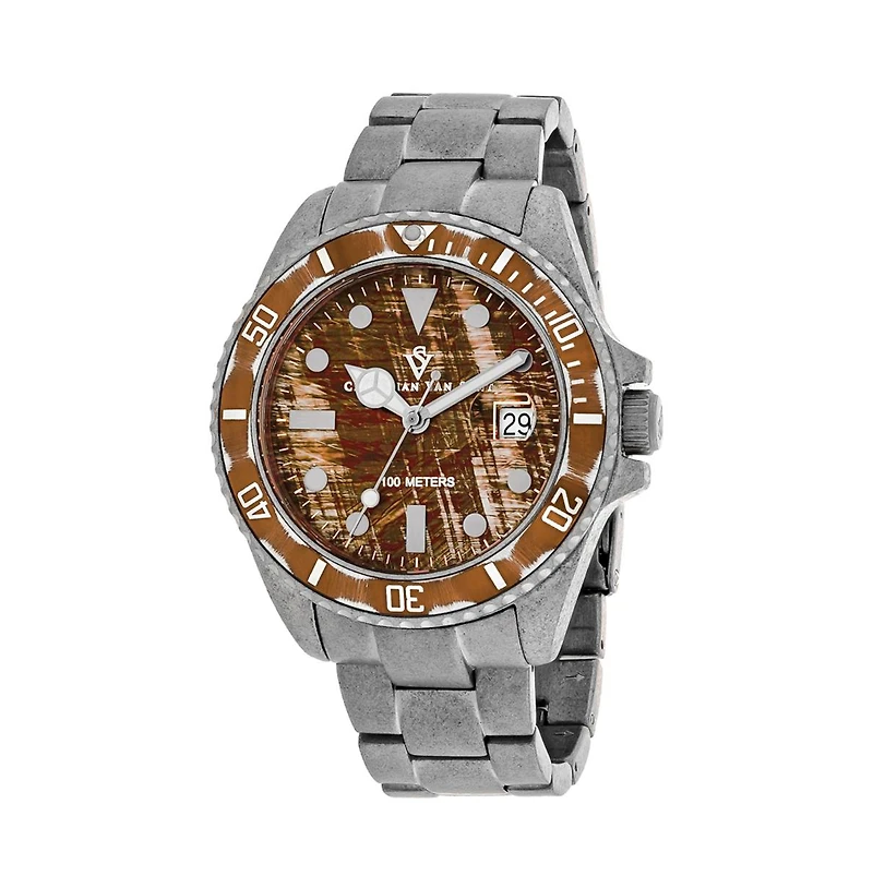 Christian Van Sant Men's Brown Dial Watch - CV5101