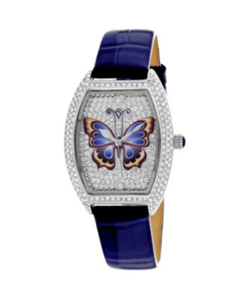 Christian Van Sant Womens Papillon Silver Dial Watch Cv4872bl