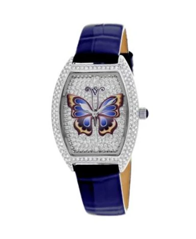 Christian Van Sant Womens Papillon Silver Dial Watch Cv4872bl