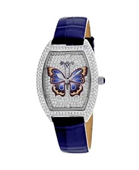 Christian Van Sant Womens Papillon Silver Dial Watch Cv4872bl