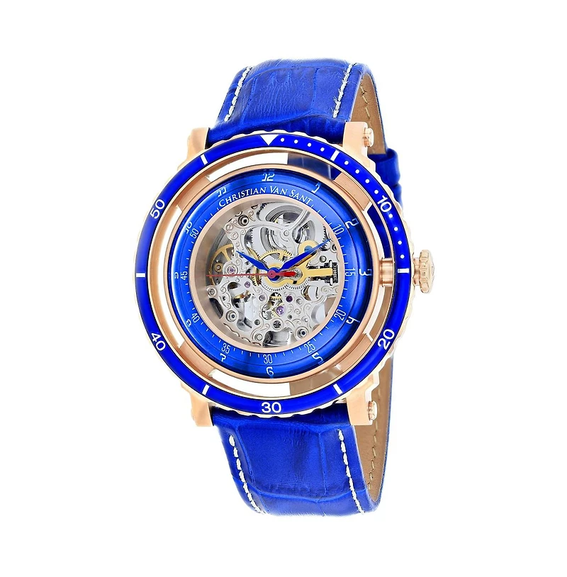 Christian Van Sant Men's Dome Silver Dial Watch