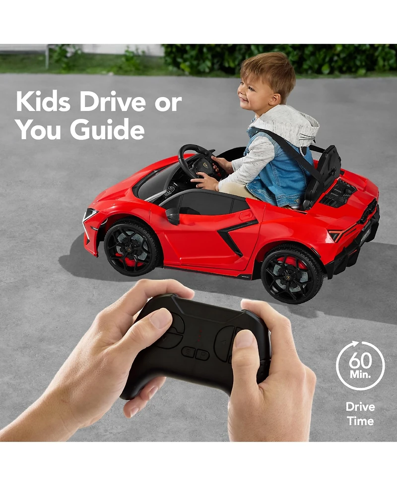 Best Choice Products Kids 12V Ride-On Car Officially Licensed Lamborghini Revuelto w/ Remote, Led Lights