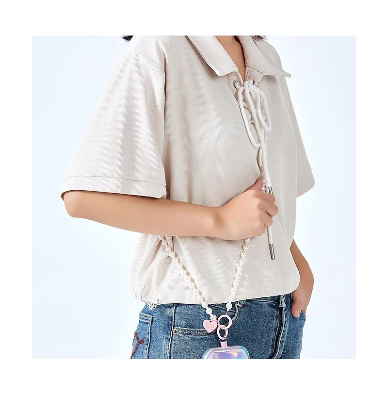 Auramma Pearl Beaded Lanyard
