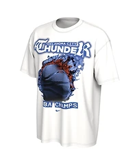 Nike Men's and Women's White Oklahoma City Thunder 2025 Nba Finals Champions Celebration Parade Roster T-Shirt