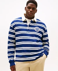 Tommy Hilfiger Men's Big & Tall Stripe Rugby Shirt