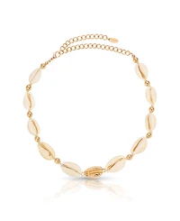 Ettika Out to Sea Cowrie Shell Choker Necklace