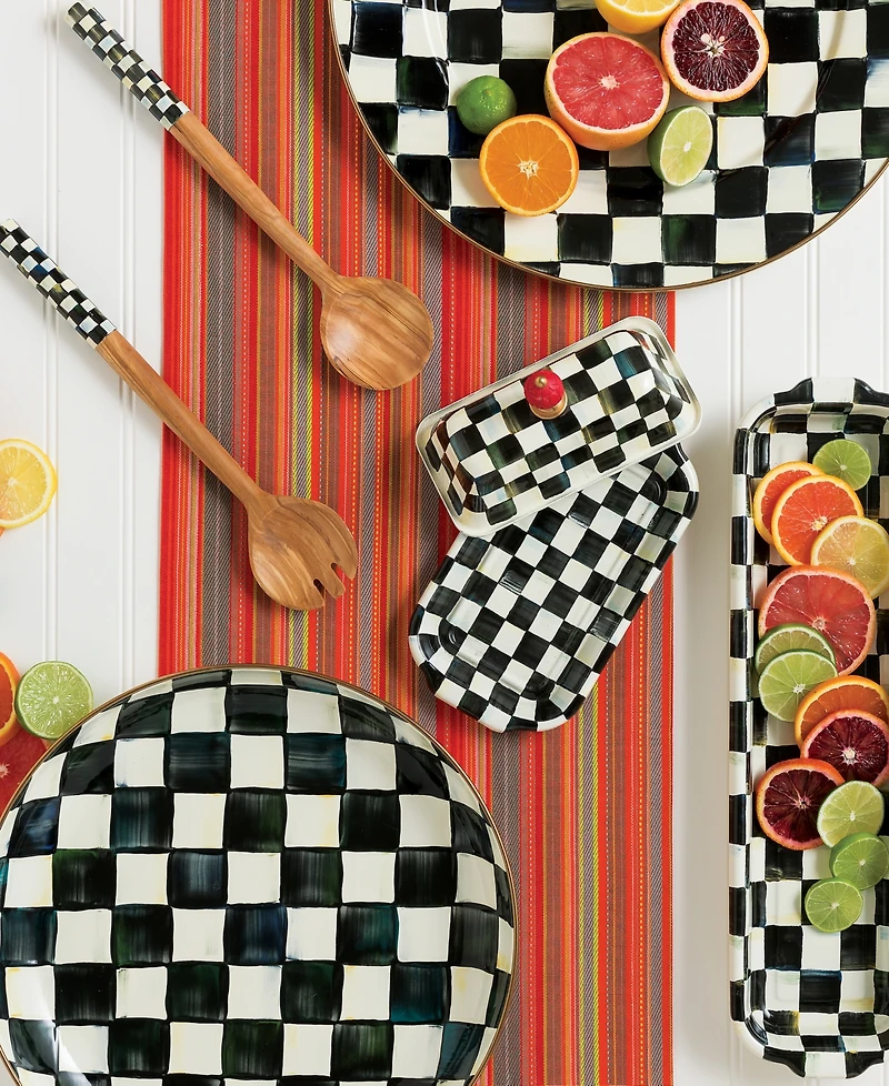 Mackenzie-Childs Courtly Check Serving Platter