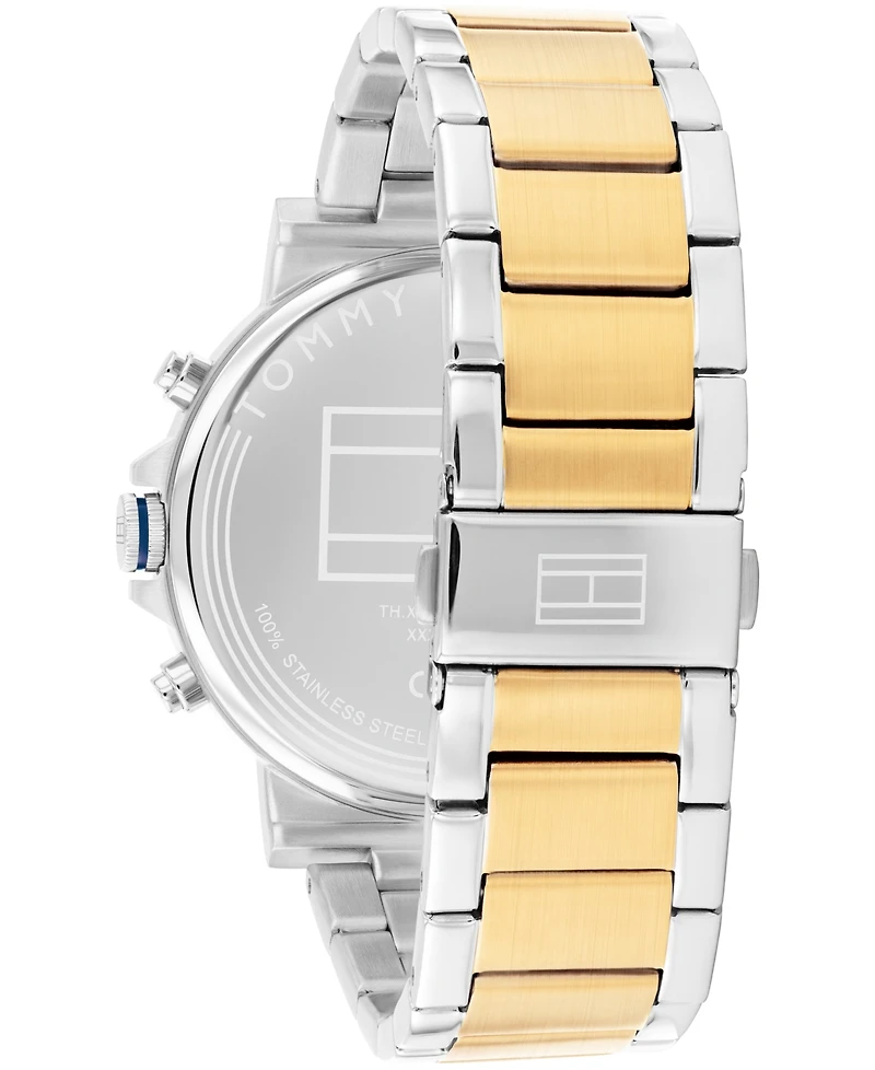 Tommy Hilfiger Men's Multifunction Two-Tone Stainless-Steel Bracelet Watch, 43mm