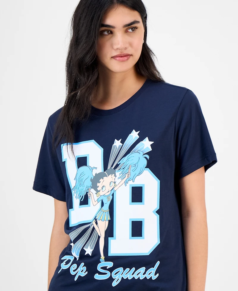 Grayson Threads, The Label Juniors' Betty Boop Cheer T-Shirt
