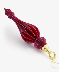 Holiday Lane Berry Tones Paper Finial Ornament, Macy's Exclusive