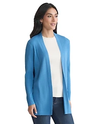 Jones New York Women's Sutton Ribbed Long-Sleeve Cardigan Sweater