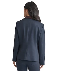 Jones New York Women's Faux-Double-Breast Two-Tone Blazer