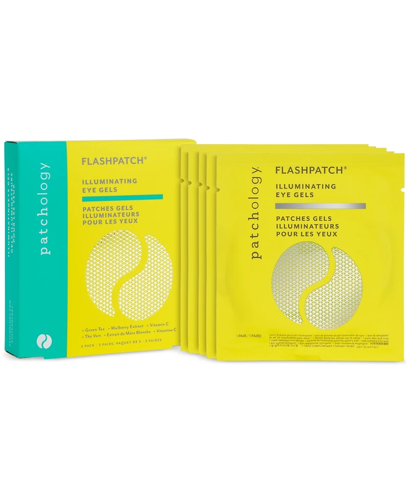 Patchology FlashPatch Illuminating Eye Gels, 5-Pk.