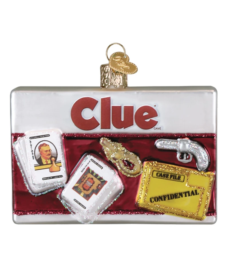 Old World Christmas 2.75" Hasbro Clue Game Ornament